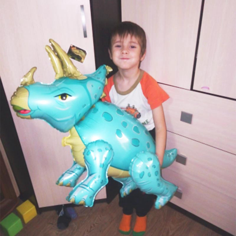 Billion Balloons 3D Standing Large Dinosaur Cartoon Aluminum Film Balloon