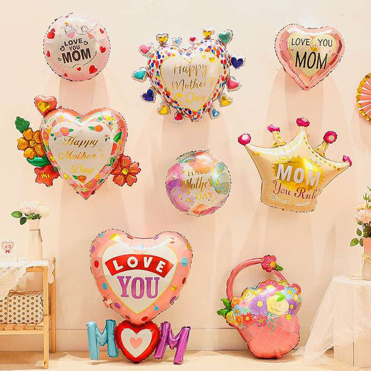 Mother's Day Decorative Aluminum Foil Balloons