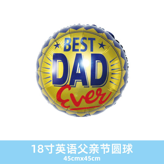 Fathers Day Joy Balloon 18inch English Blessing Wholesale
