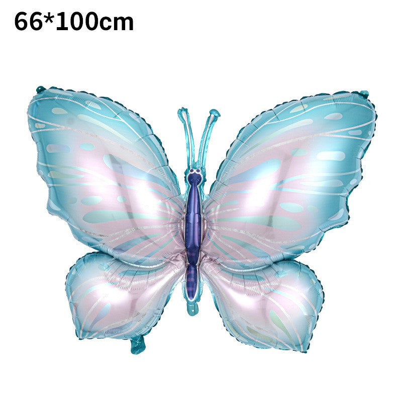 Billion Balloons Purple/Blue Butterfly Foil Balloon for Wedding Min.50PCS