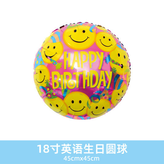 Wholesale 18inch Happy Birthday Balloon Decoration