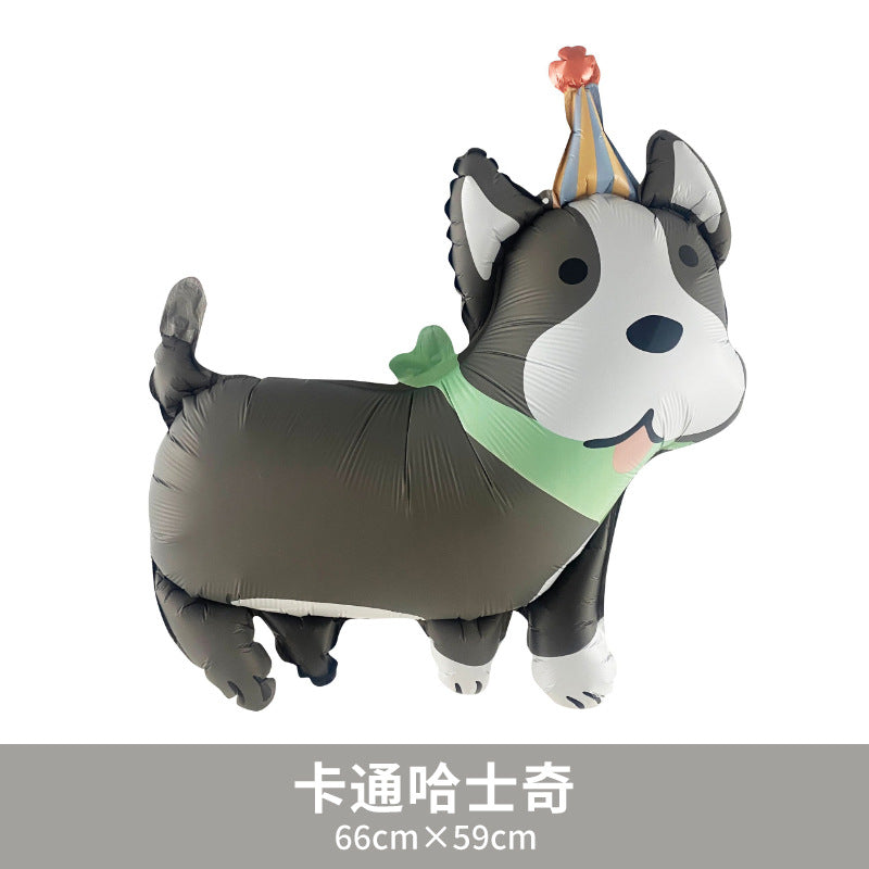 Chinese Valentine Matte Balloons Party Deco Leopard Submarine Design