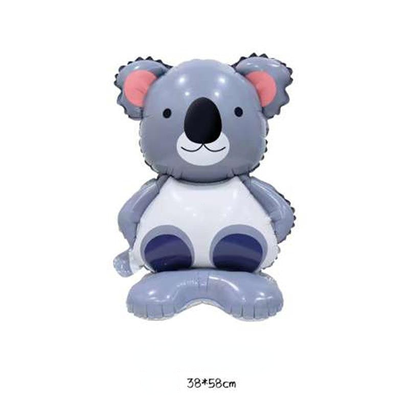 Billion Balloons Cute Cartoon Animal Standing Aluminum Film Balloon
