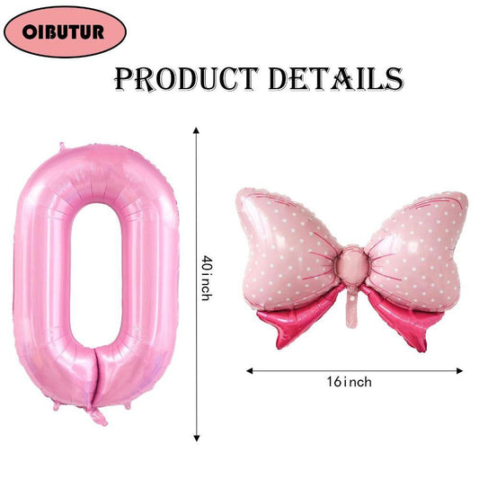 Billion Balloons Birthday Number Ballons, 40 Inch Princess Birthday Jumbo Number Balloon Min.20PCS