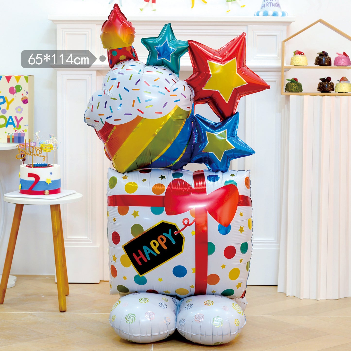 Large Cartoon Aluminum Film Balloon Standing Base Party Min.50PCS