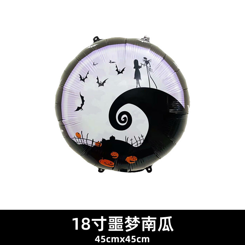 18 Inch Balloon Skull Bat Spider Pumpkin Halloween Decor Min.50PCS