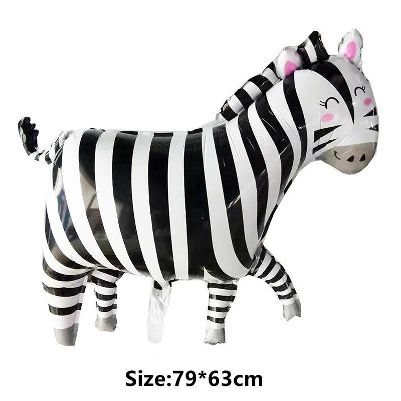 Billion Balloons Cartoon Animal Foil Balloon Cute Smile Balloons for Birthday Party Decorations