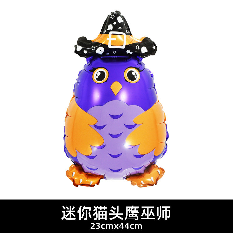 Mini Halloween Decor Balloons Ghost Festival Bat Pumpkin Skull Film Min.100PCS