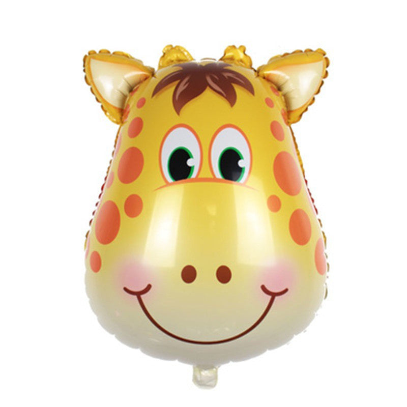 Billion Balloons 14" Mini Animal Foil Balloon Animal Stick Safari Foil Balloon