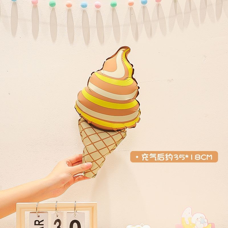 Billion Balloons INS Style Matte Bear Cake Aluminum Film Balloons Min.50PCS