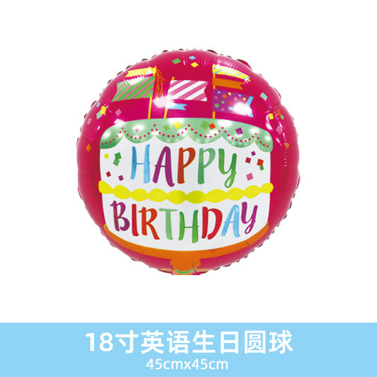 Wholesale 18inch Happy Birthday Balloon Decoration