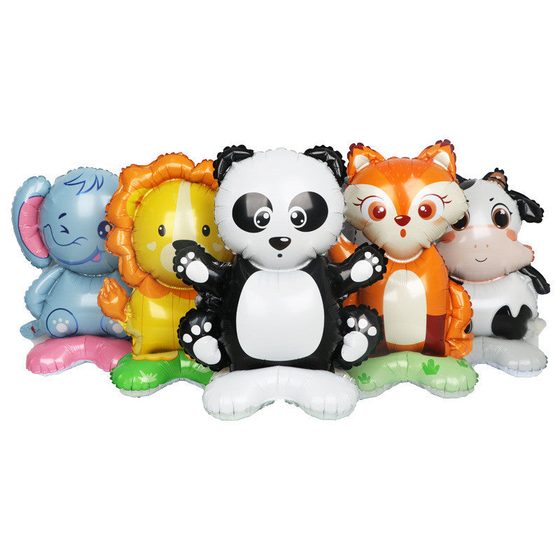 Billion Balloons Cute Cartoon Animal Standing Aluminum Film Balloon