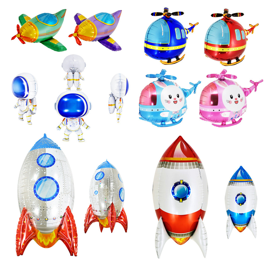 Promotional 3D 4D Floating Balloon Hot Air Gift Original Aluminum Film 50pcs Min.
