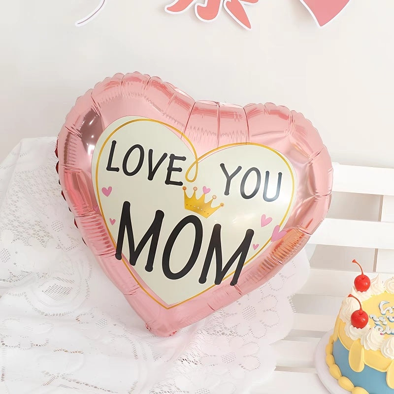 Mother's Day Birthday 3D Large Aluminum Foil Balloon Wholesale