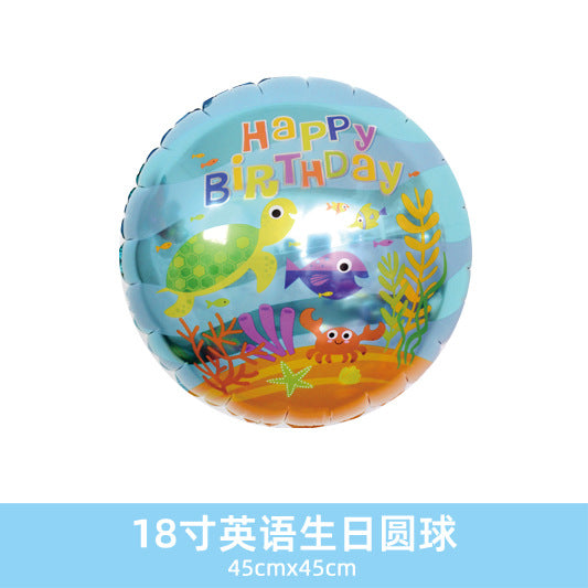 Wholesale 18inch Happy Birthday Balloon Decoration