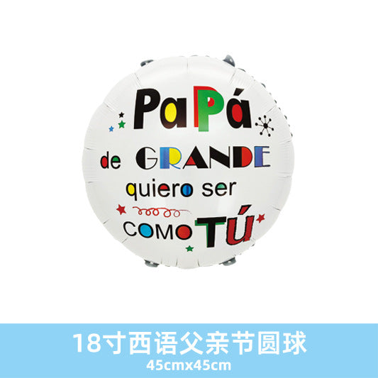 18inch Spanish Fathers Day Blessing Dad Joy Balloons Wholesale