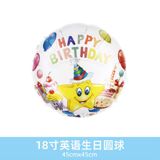 Wholesale 18inch Happy Birthday Balloon Decoration