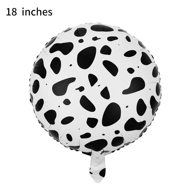 Billion Balloons Cartoon shaped aluminum film cow balloon Farm themed