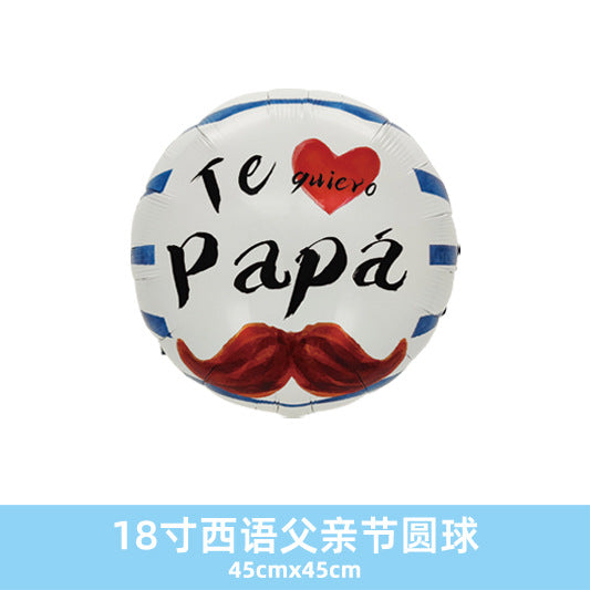 18inch Spanish Fathers Day Blessing Dad Joy Balloons Wholesale