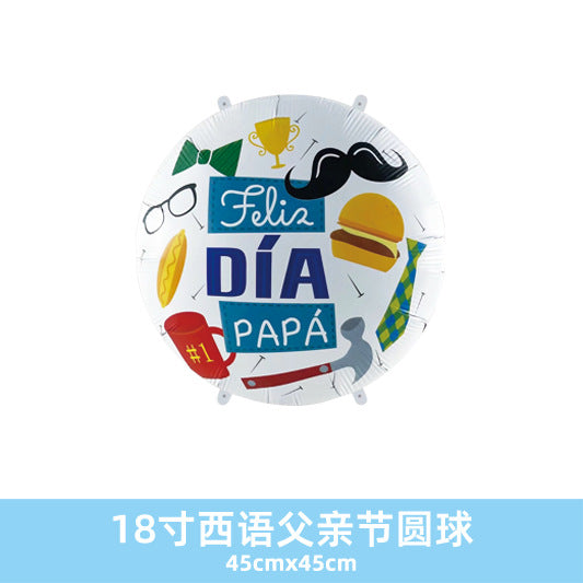 18inch Spanish Fathers Day Blessing Dad Joy Balloons Wholesale