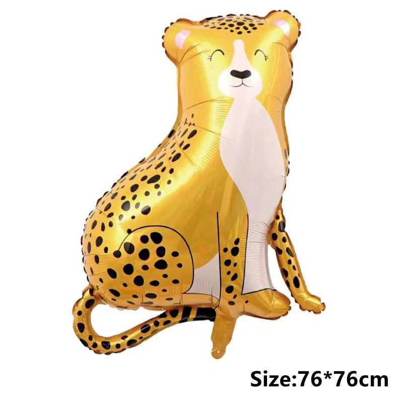 Billion Balloons Cartoon Animal Foil Balloon Cute Smile Balloons for Birthday Party Decorations