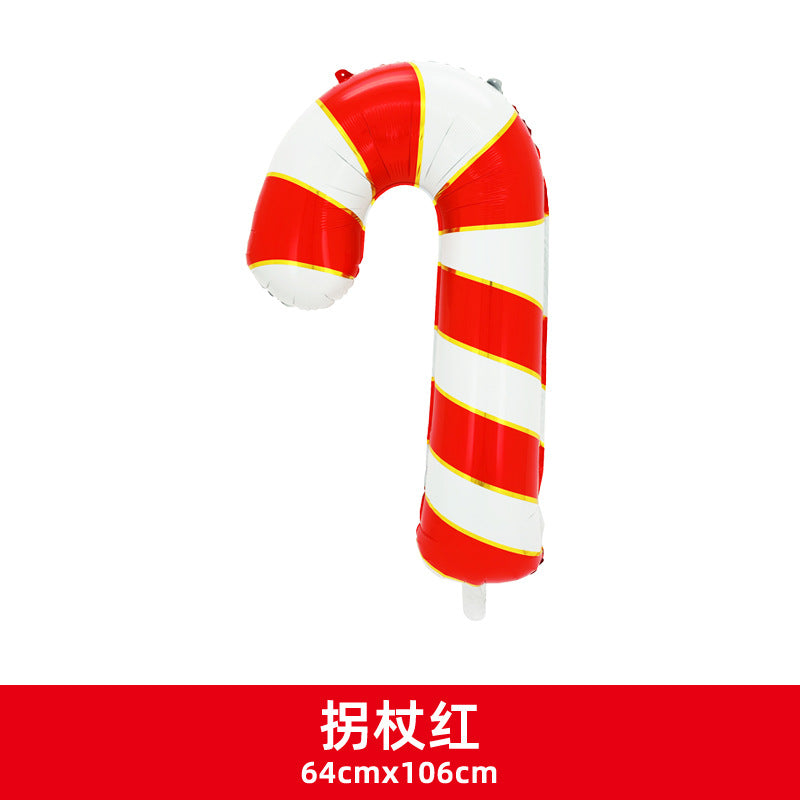 New Christmas 3D Santa Reindeer Aluminum Foil Balloons Min.50PCS