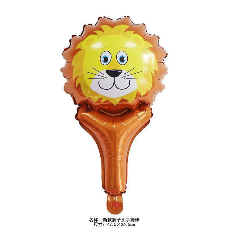 Billion Balloons 14" Mini Animal Foil Balloon Animal Stick Safari Foil Balloon