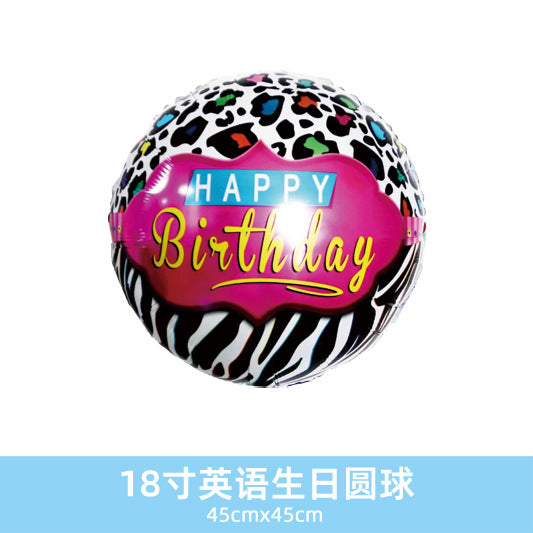 Wholesale 18inch Happy Birthday Balloon Decoration