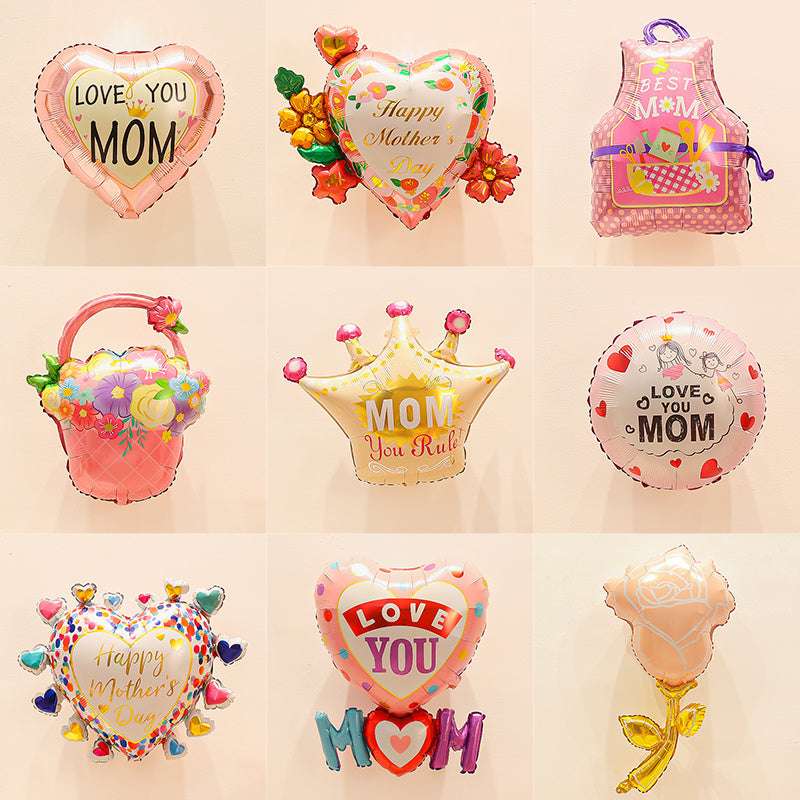 Mother's Day Decorative Aluminum Foil Balloons