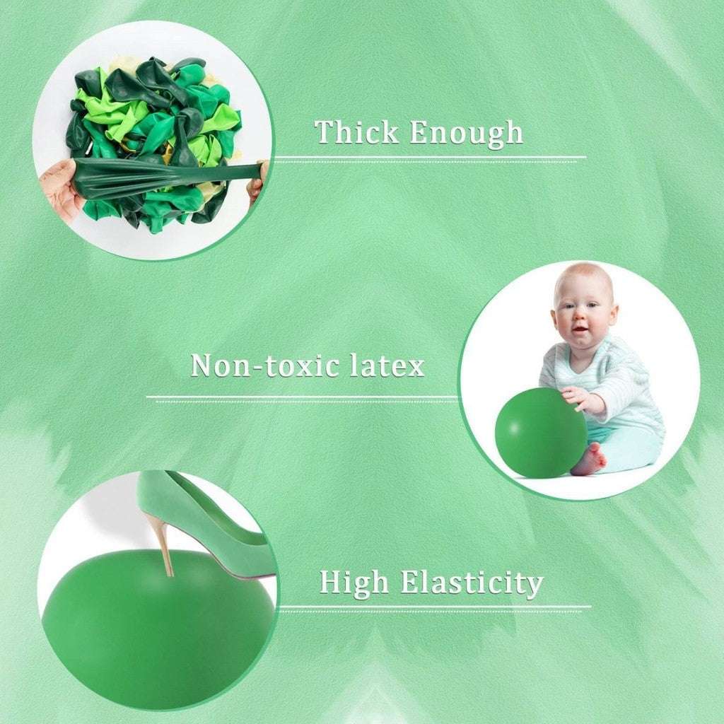 Dinosaur Green Theme Series Baby Birthday Party Balloon