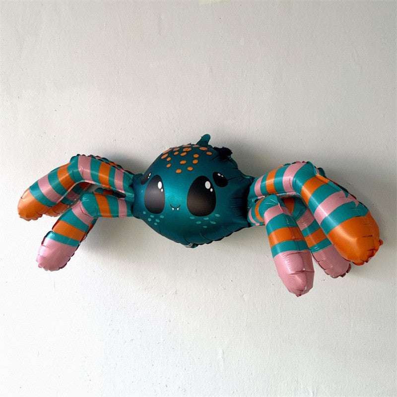 Billion Ballons Halloween Decoration Balloon 3D Large Spider Aluminum Foil Balloon