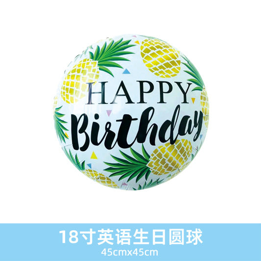 Wholesale 18inch Happy Birthday Balloon Decoration