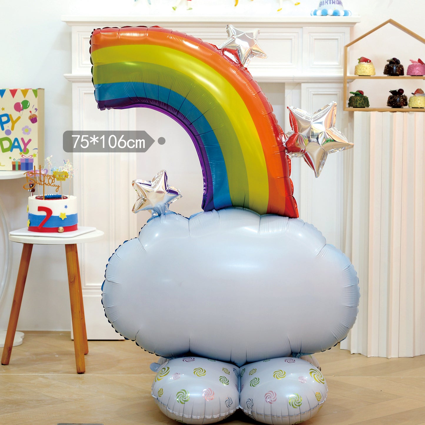 Large Cartoon Aluminum Film Balloon Standing Base Party Min.50PCS
