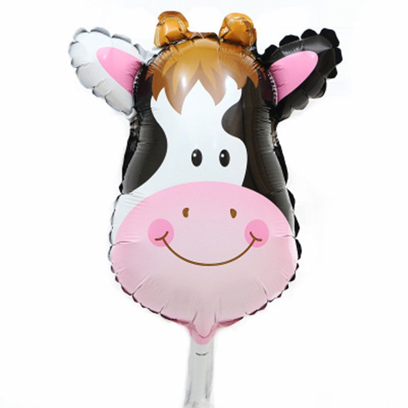 Billion Balloons 14" Mini Animal Foil Balloon Animal Stick Safari Foil Balloon