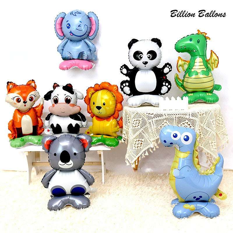 Billion Balloons Cute Cartoon Animal Standing Aluminum Film Balloon