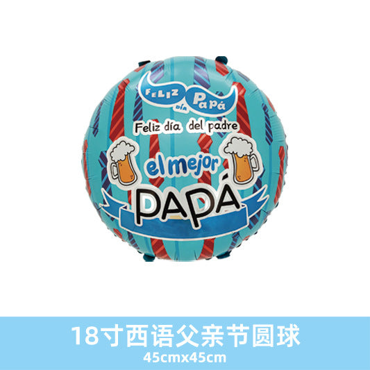 18inch Spanish Fathers Day Blessing Dad Joy Balloons Wholesale