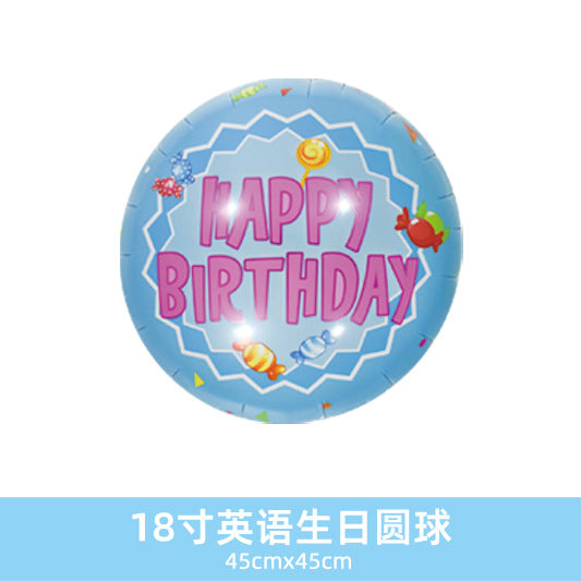 Wholesale 18inch Happy Birthday Balloon Decoration