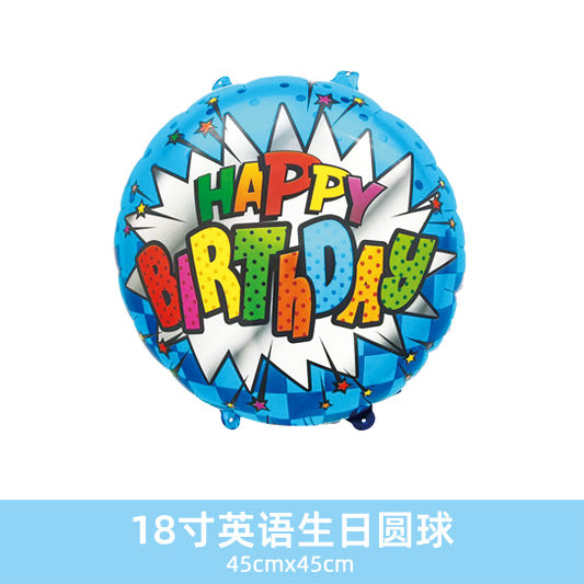 Wholesale 18inch Happy Birthday Balloon Decoration