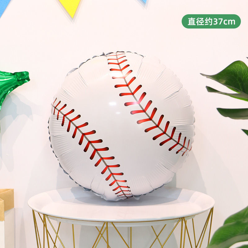 Rugby Aluminum Film Balloon Baseball Gloves Helium Balloon
