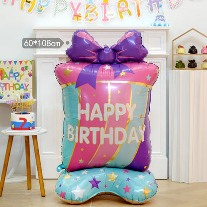 Large Cartoon Aluminum Film Balloon Standing Base Party Min.50PCS
