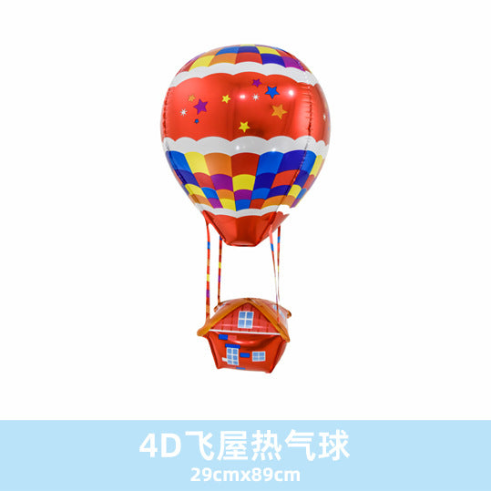 Promotional 3D 4D Floating Balloon Hot Air Gift Original Aluminum Film 50pcs Min.