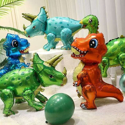 Billion Balloons 3D Standing Large Dinosaur Cartoon Aluminum Film Balloon