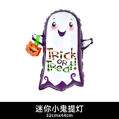 Mini Halloween Decor Balloons Ghost Festival Bat Pumpkin Skull Film Min.100PCS