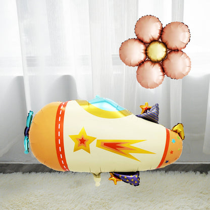 Chinese Valentine Matte Balloons Party Deco Leopard Submarine Design