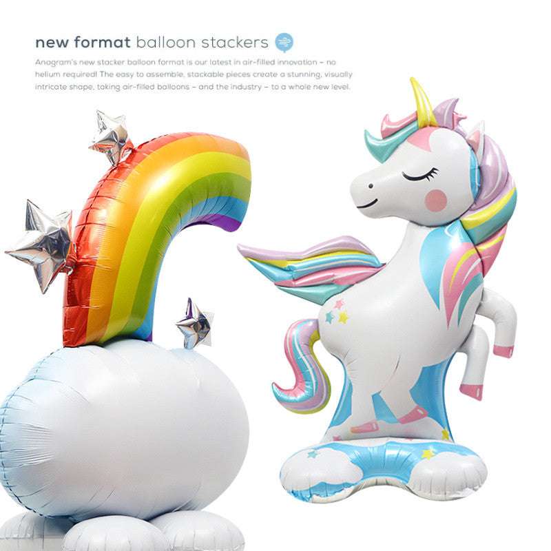 Toys Balloon Romantic Cute Oversized Unicorn Cartoon Aluminum Balloon