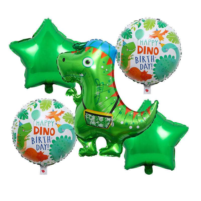 Billion Ballons Large Green Crocodile Backpack Dinosaur Aluminum Foil Balloon