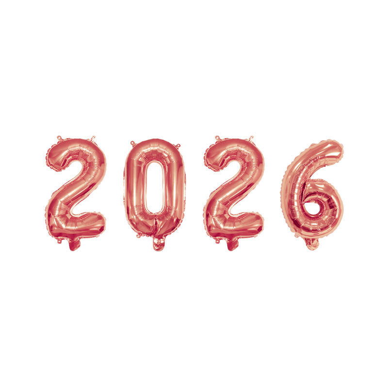 16" 32" New Year Balloons for 2026 - Min.10PCS