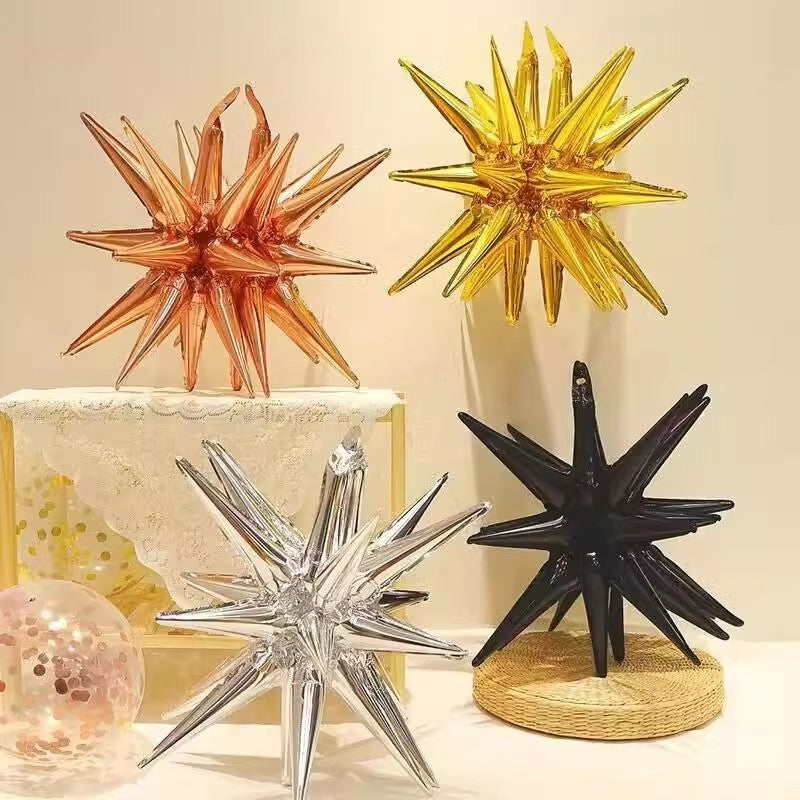 Star Aluminum Film Red Golden Wedding Background Shopping Mall Party Balloons Min.50PCS
