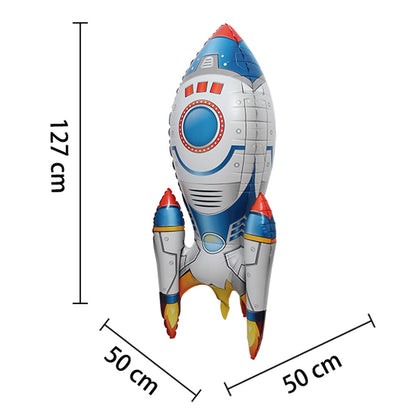 Billion Balloons 4D Standing Giant size Rocket Party Foil Balloons Min.PCS