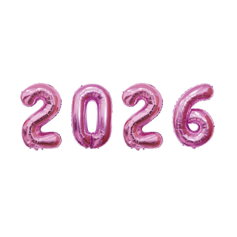 16" 32" New Year Balloons for 2026 - Min.10PCS